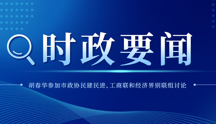 胡春华参加市政协...